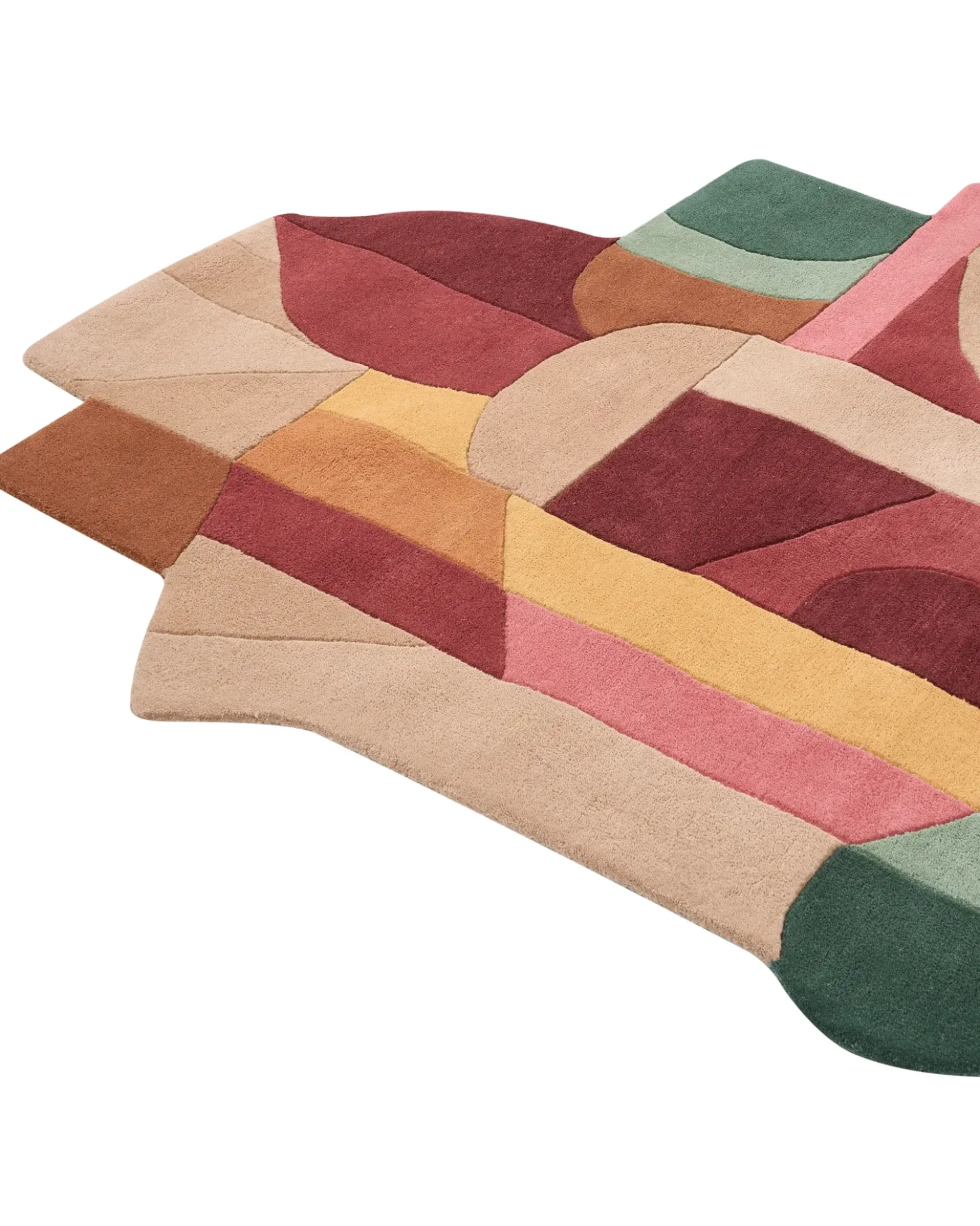 Tappeto INDORE Multicolore 160 x 230 cm Lana