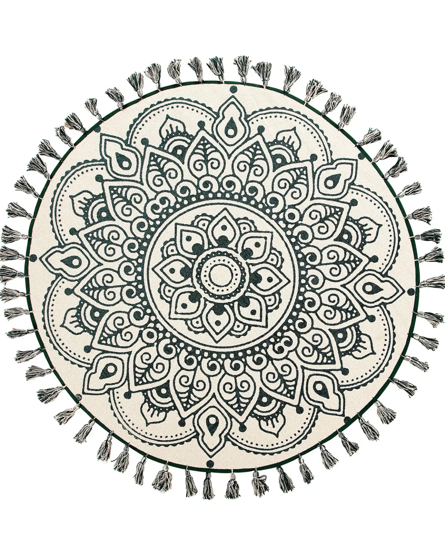 Tappeto IRICE Verde ø 120 cm Cotone