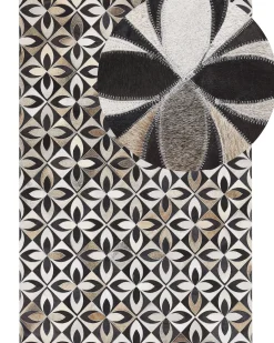 Tappeto ISHAN Multicolore 140 x 200 cm Pelle naturale