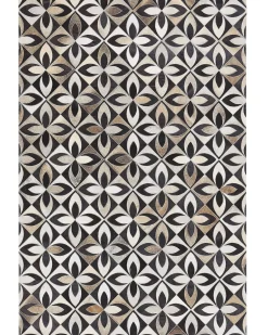 Tappeto ISHAN Multicolore 140 x 200 cm Pelle naturale