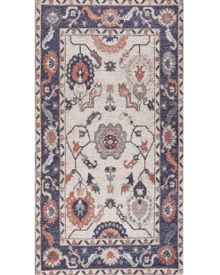 Tappeto KABTA Multicolore 80 x 150 cm Cotone
