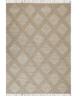 Tappeto KACEM Beige 160 x 230 cm Cotone