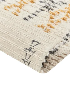 Tappeto KADAPA Beige 160 x 230 cm Cotone