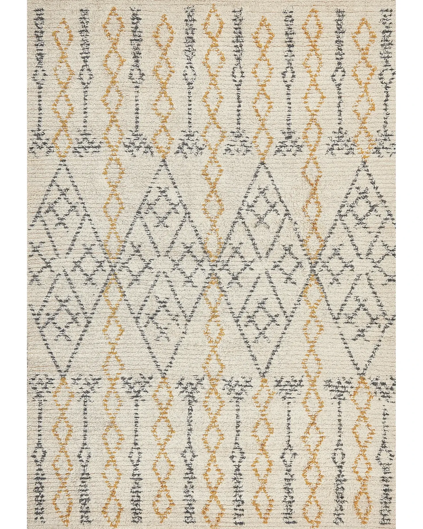 Tappeto KADAPA Beige 160 x 230 cm Cotone