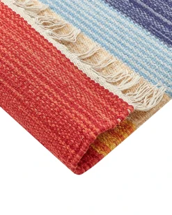 Tappeto KAMARIS Multicolore 80 x 300 cm Cotone Kilim