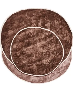 Tappeto KANRACH Marrone 200 x 200 cm Viscosa