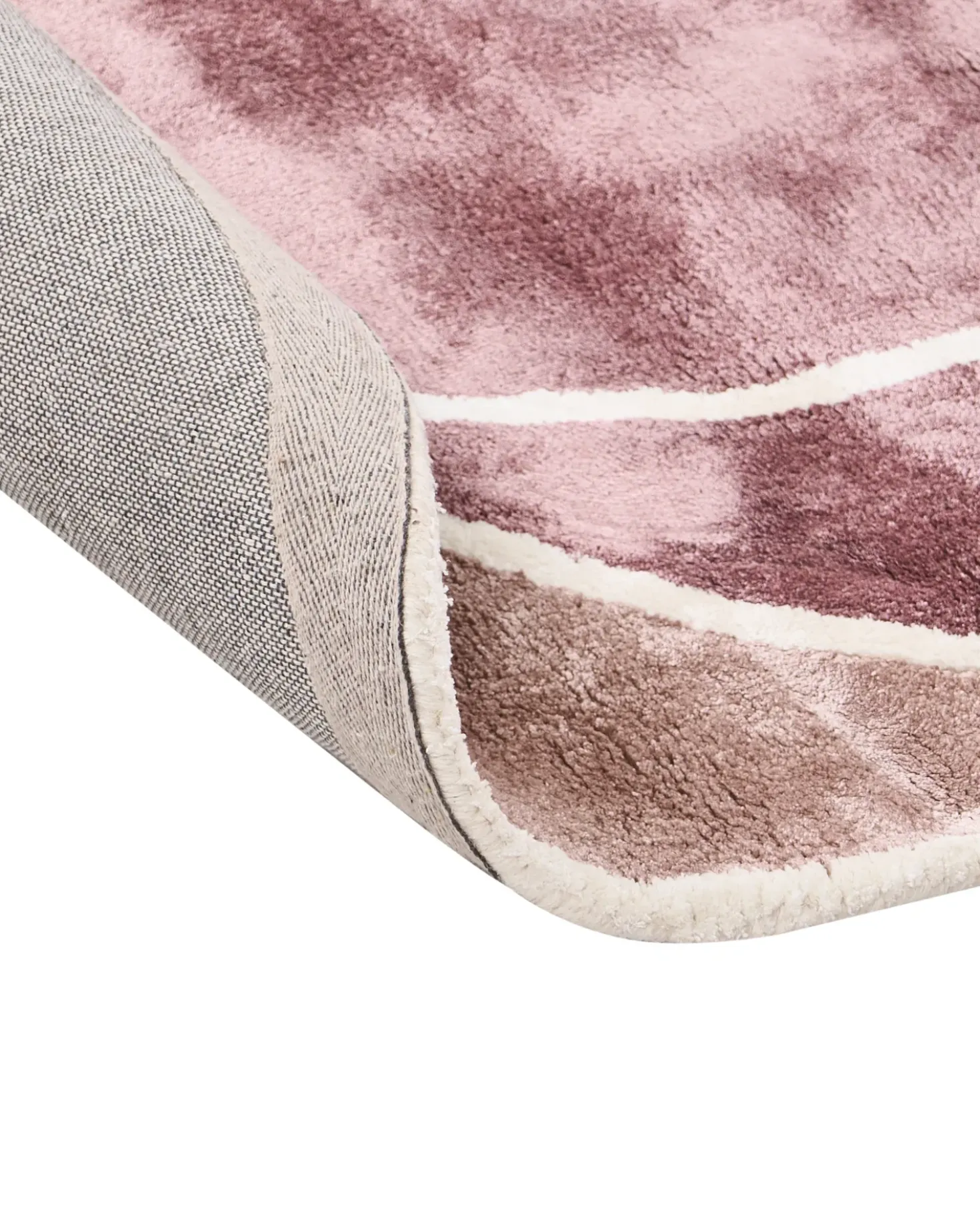 Tappeto KANRACH Rosa 200 x 200 cm Viscosa