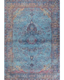 Tappeto KANSU Blu 160 x 230 cm Cotone