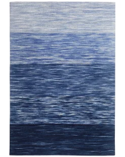 Tappeto KAPAKLI Blu 140 x 200 cm Lana