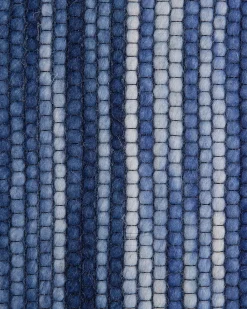 Tappeto KAPAKLI Blu 140 x 200 cm Lana