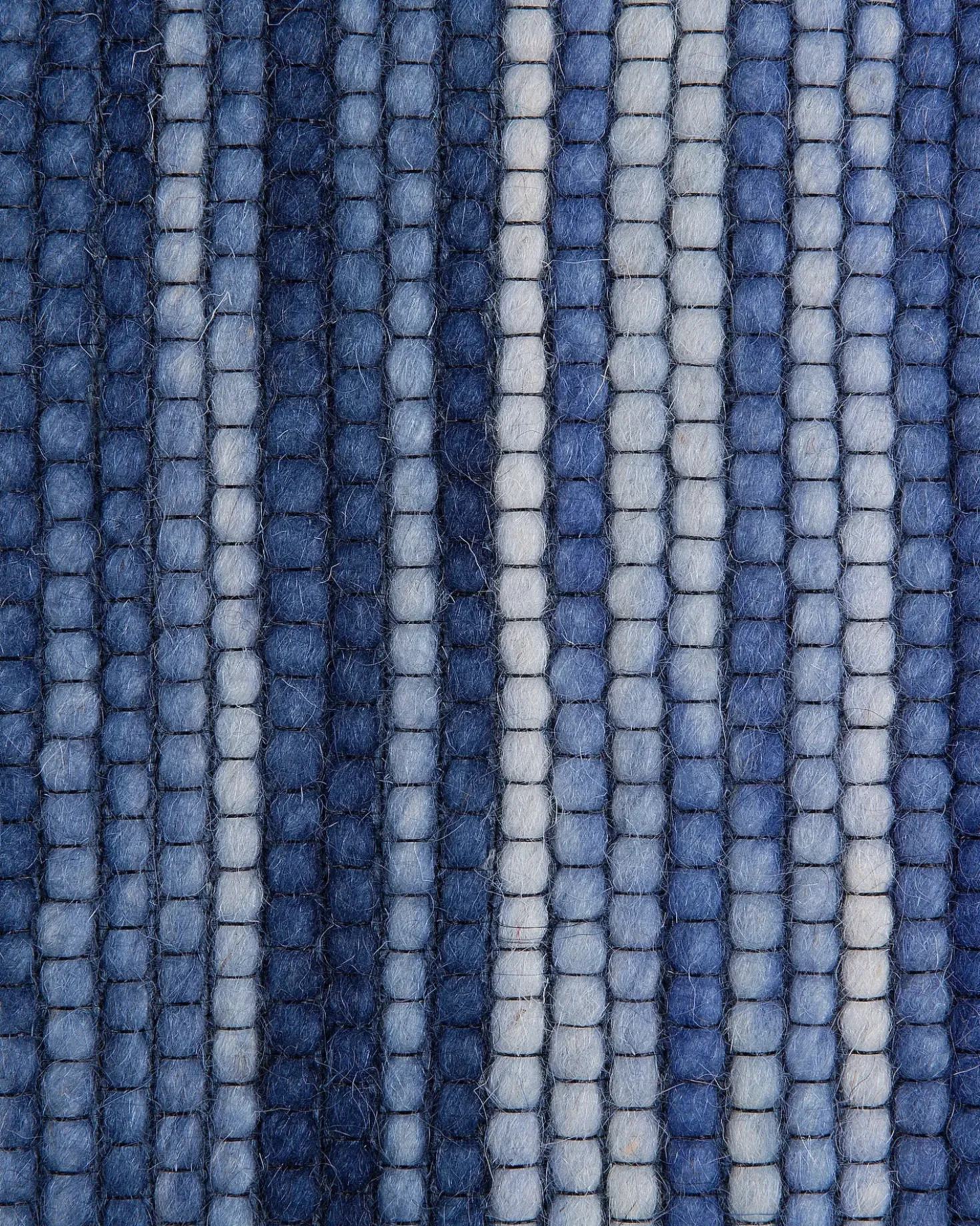 Tappeto KAPAKLI Blu 140 x 200 cm Lana