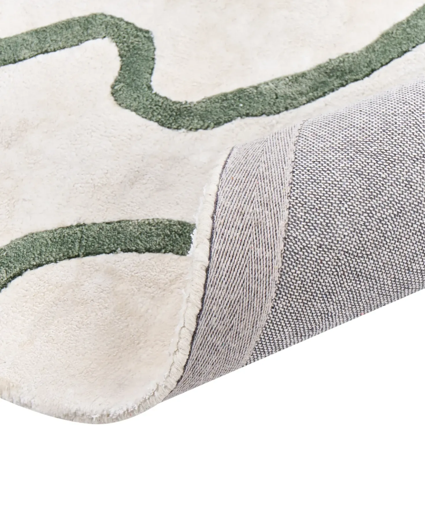 Tappeto KAPPAR Beige chiaro 160 x 230 cm Viscosa