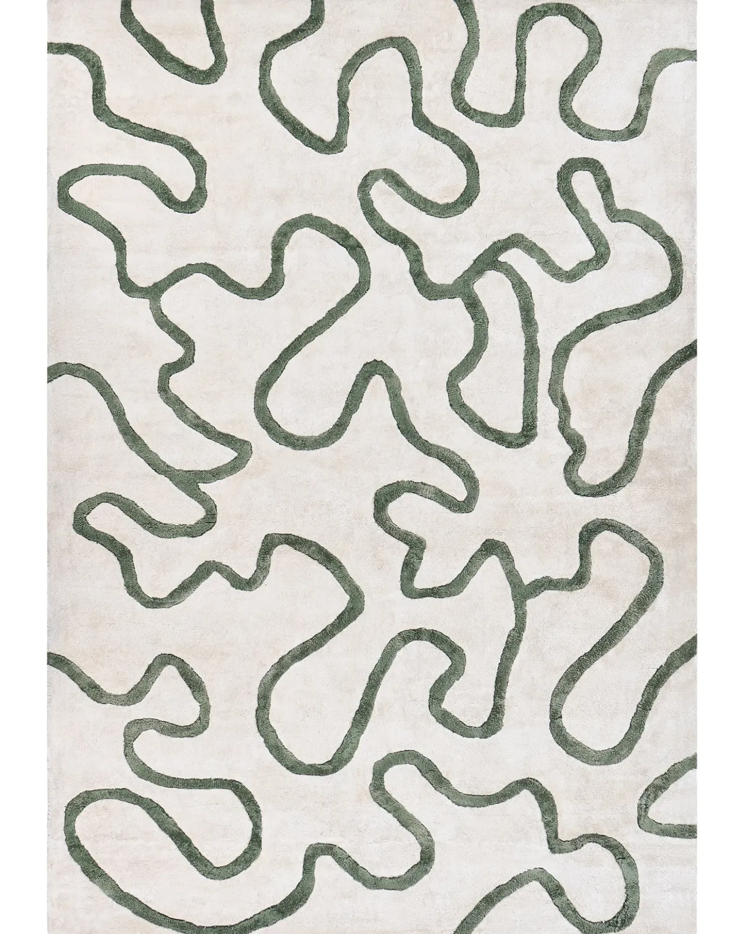 Tappeto KAPPAR Beige chiaro 160 x 230 cm Viscosa