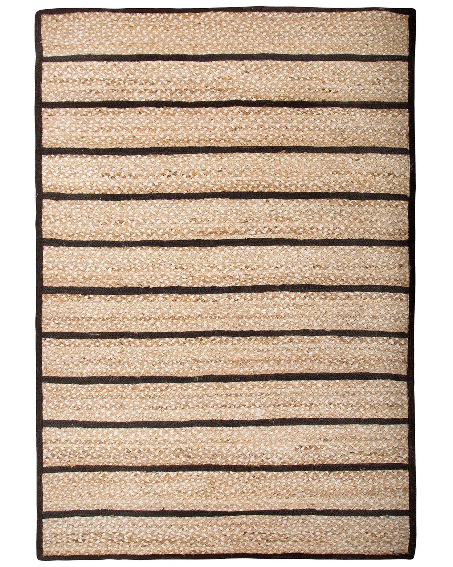 Tappeto KARADONA Beige 140 x 200 cm Iuta