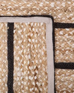 Tappeto KARADONA Beige 140 x 200 cm Iuta