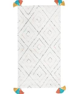 Tappeto KARTAL Bianco 80 x 150 cm Cotone