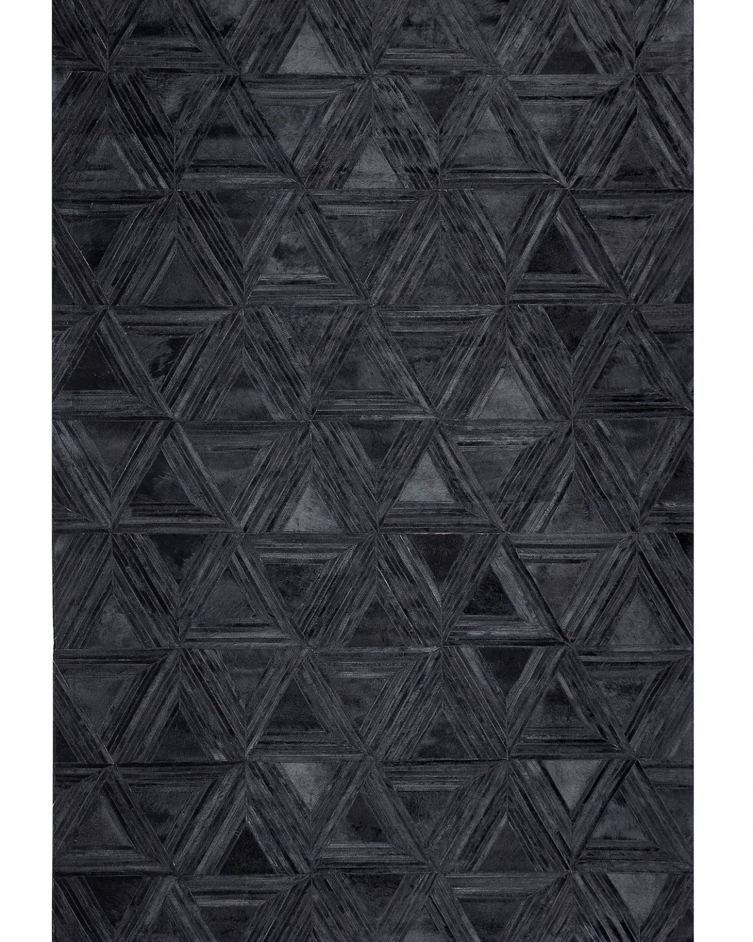 Tappeto KASAR Nero 140 x 200 cm Pelle naturale