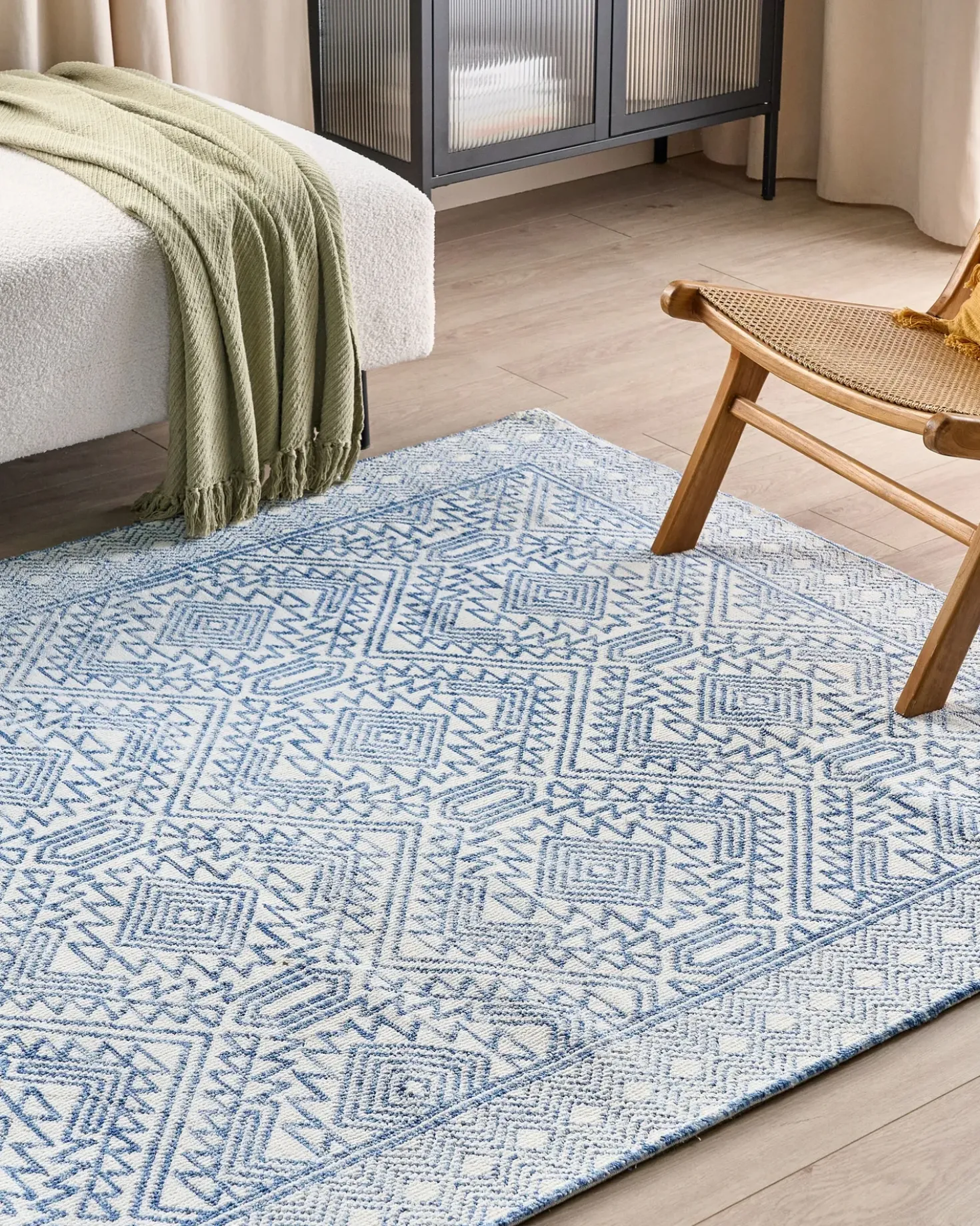 Tappeto KAWAS Blu 160 x 230 cm