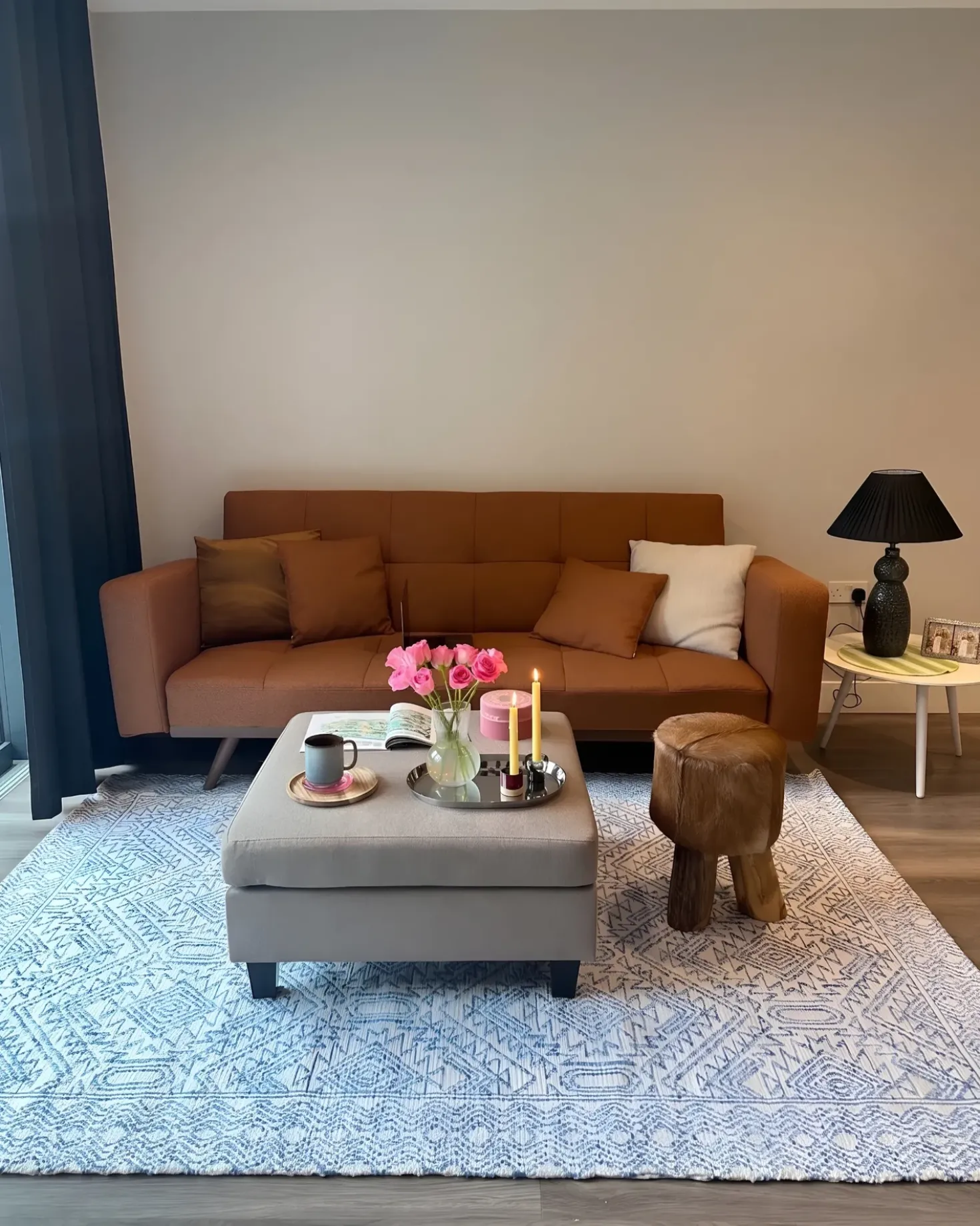 Tappeto KAWAS Blu 160 x 230 cm