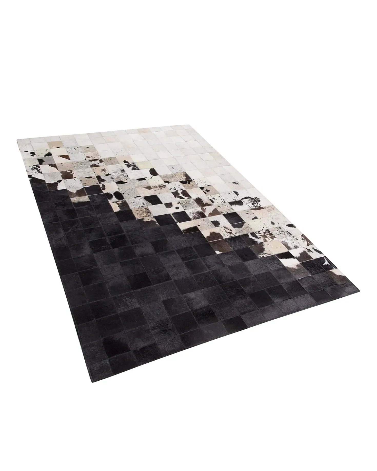 Tappeto KEMAH Nero 140 x 200 cm Pelle naturale