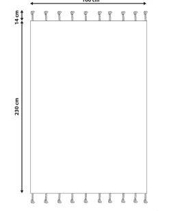 Tappeto KENITRA Bianco sporco 160 x 230 cm Cotone