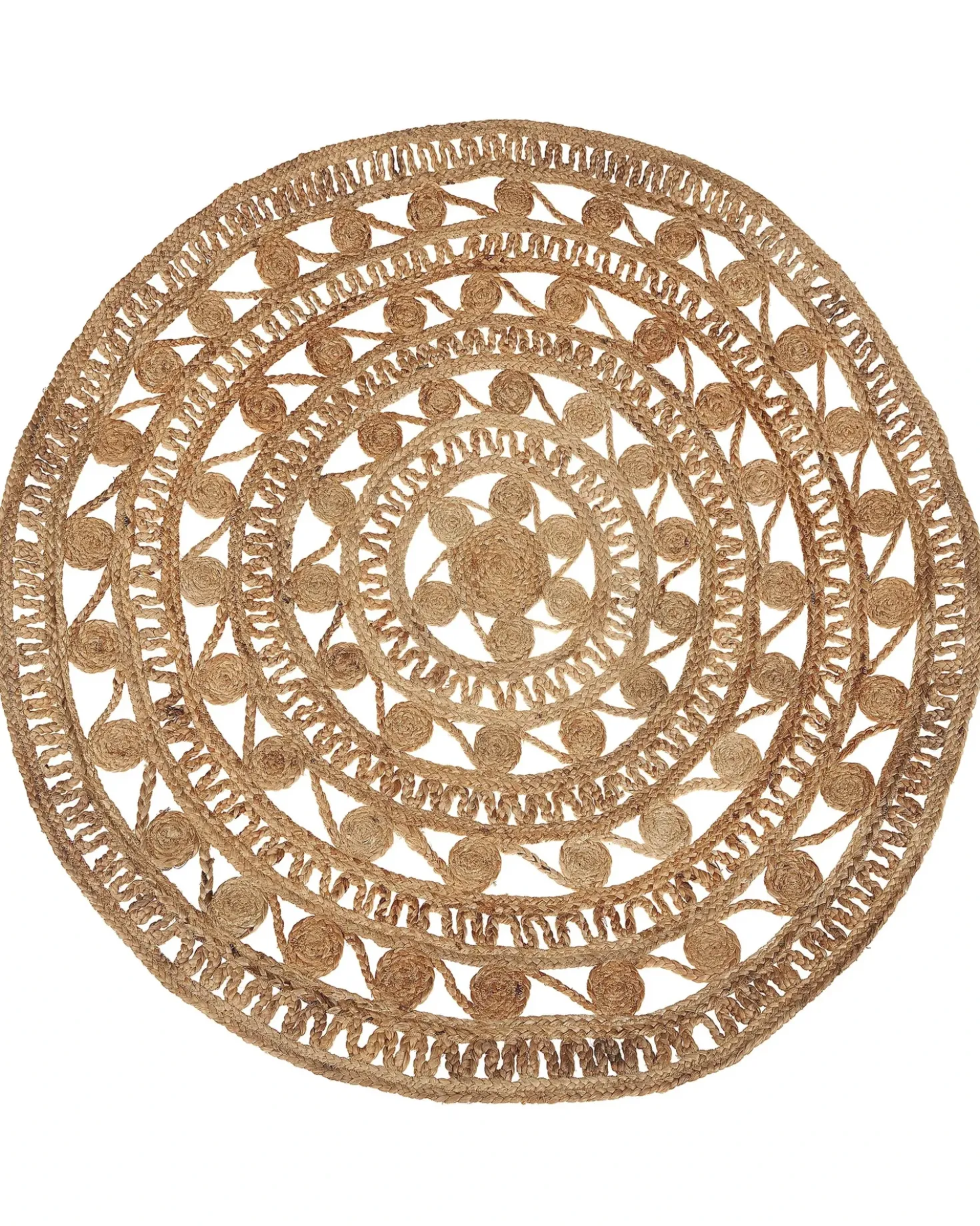 Tappeto KERER Beige ø 140 cm Iuta