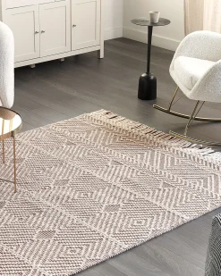 Tappeto KESTEL Marrone Beige 160 x 230 cm Lana