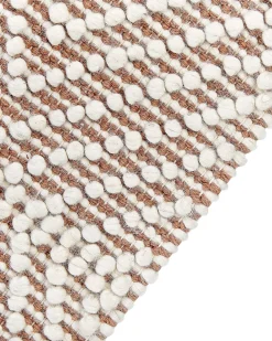 Tappeto KESTEL Marrone Beige 160 x 230 cm Lana