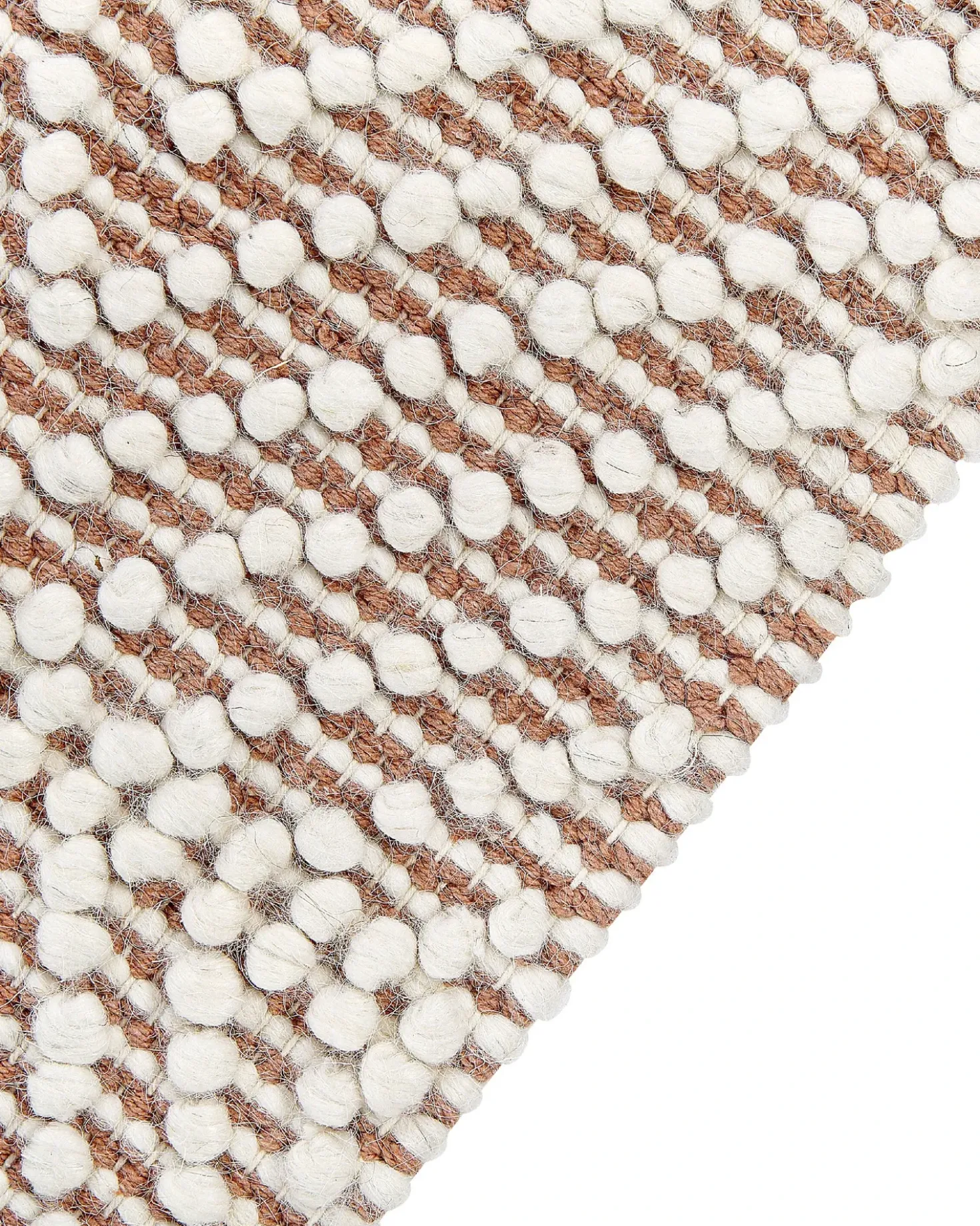 Tappeto KESTEL Marrone Beige 160 x 230 cm Lana