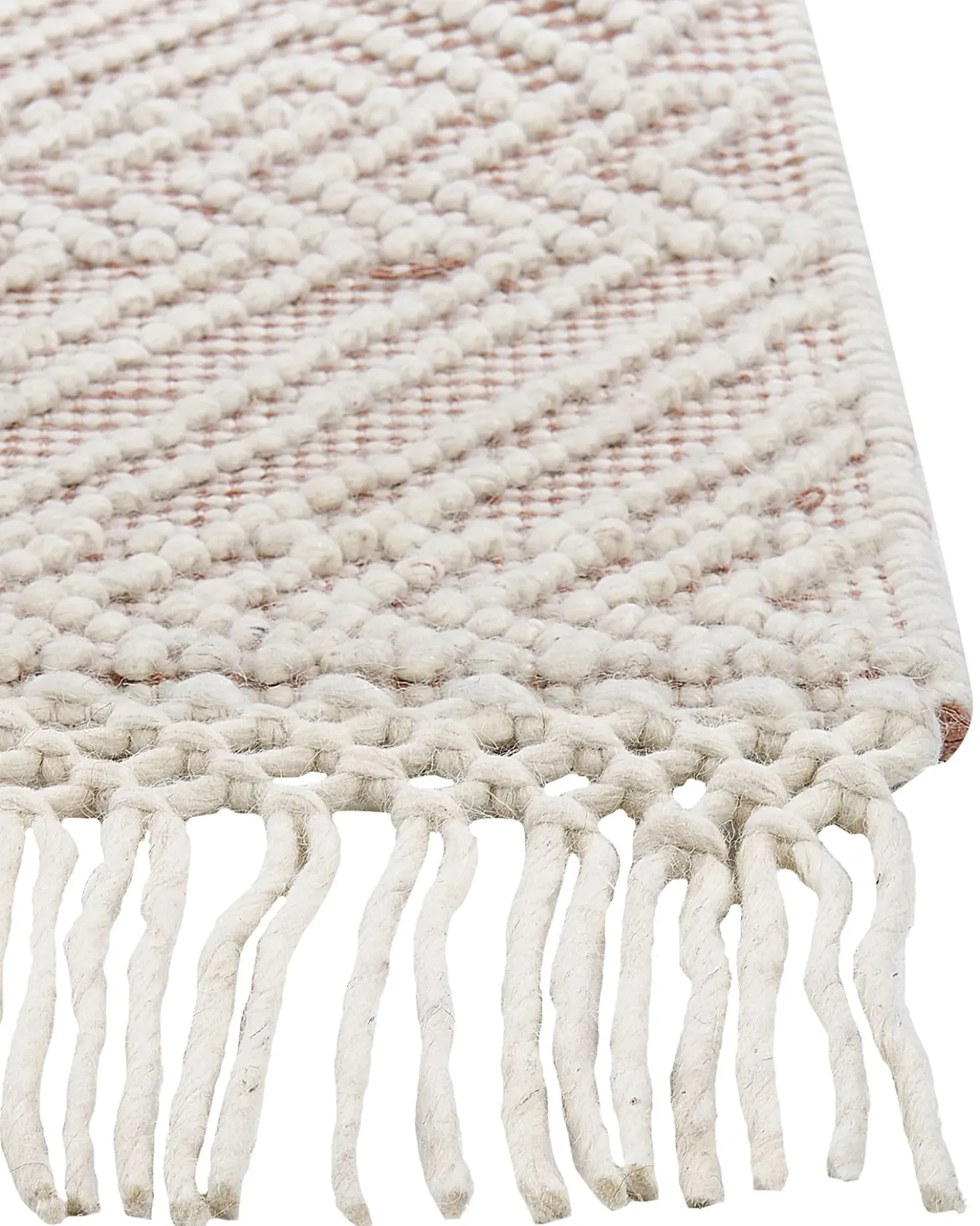 Tappeto KESTEL Marrone Beige 160 x 230 cm Lana