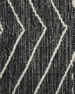 Tappeto KHENIFRA Nero 160 x 230 cm Cotone