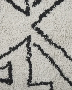 Tappeto KHOURIBGA Bianco sporco 160 x 230 cm Cotone