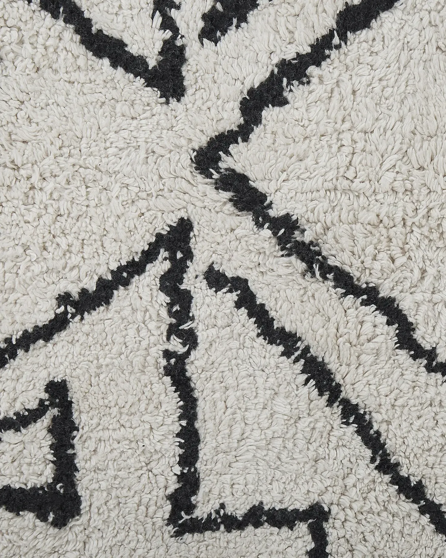 Tappeto KHOURIBGA Bianco sporco 160 x 230 cm Cotone