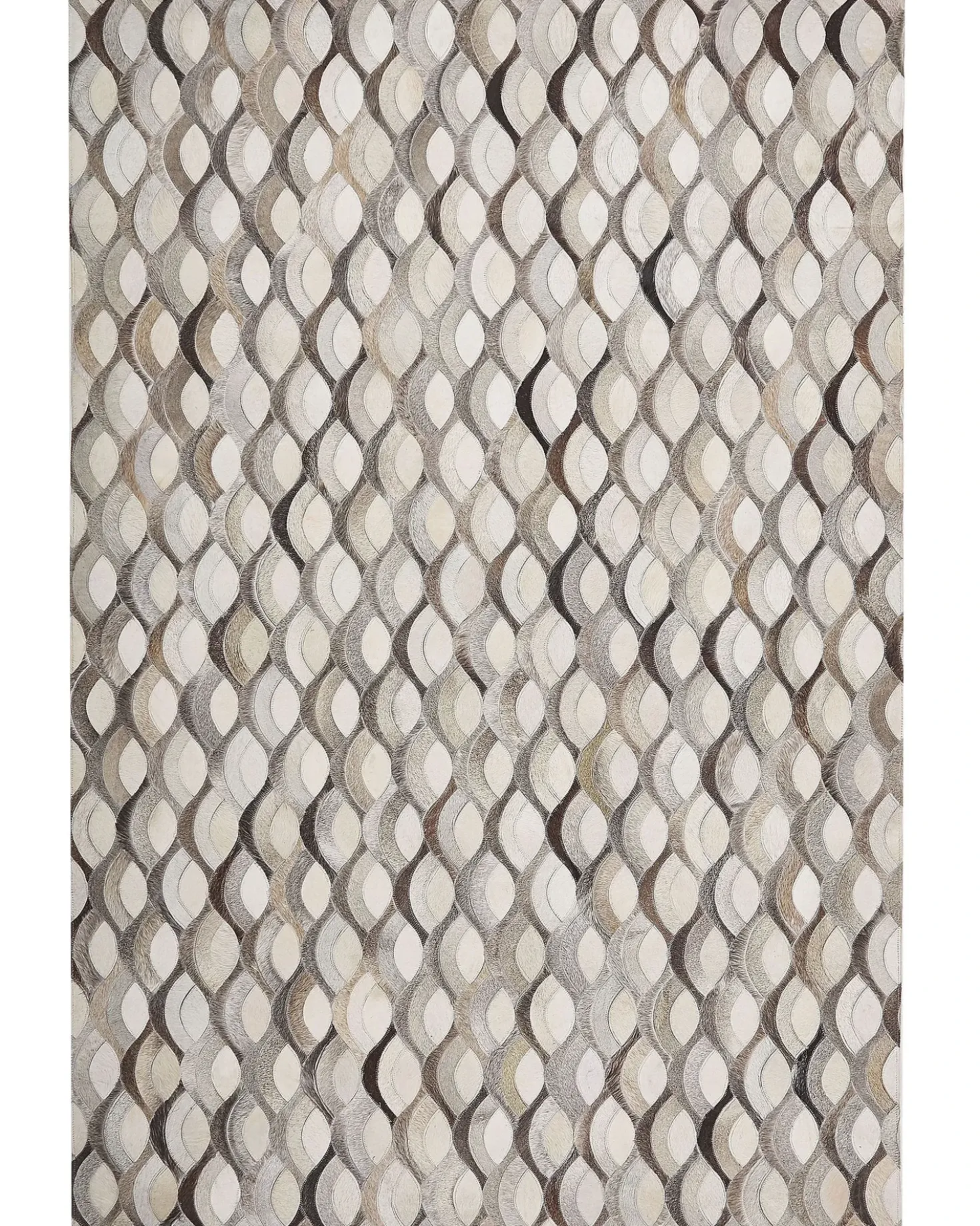 Tappeto KIRCA Beige 160 x 230 cm Pelle naturale