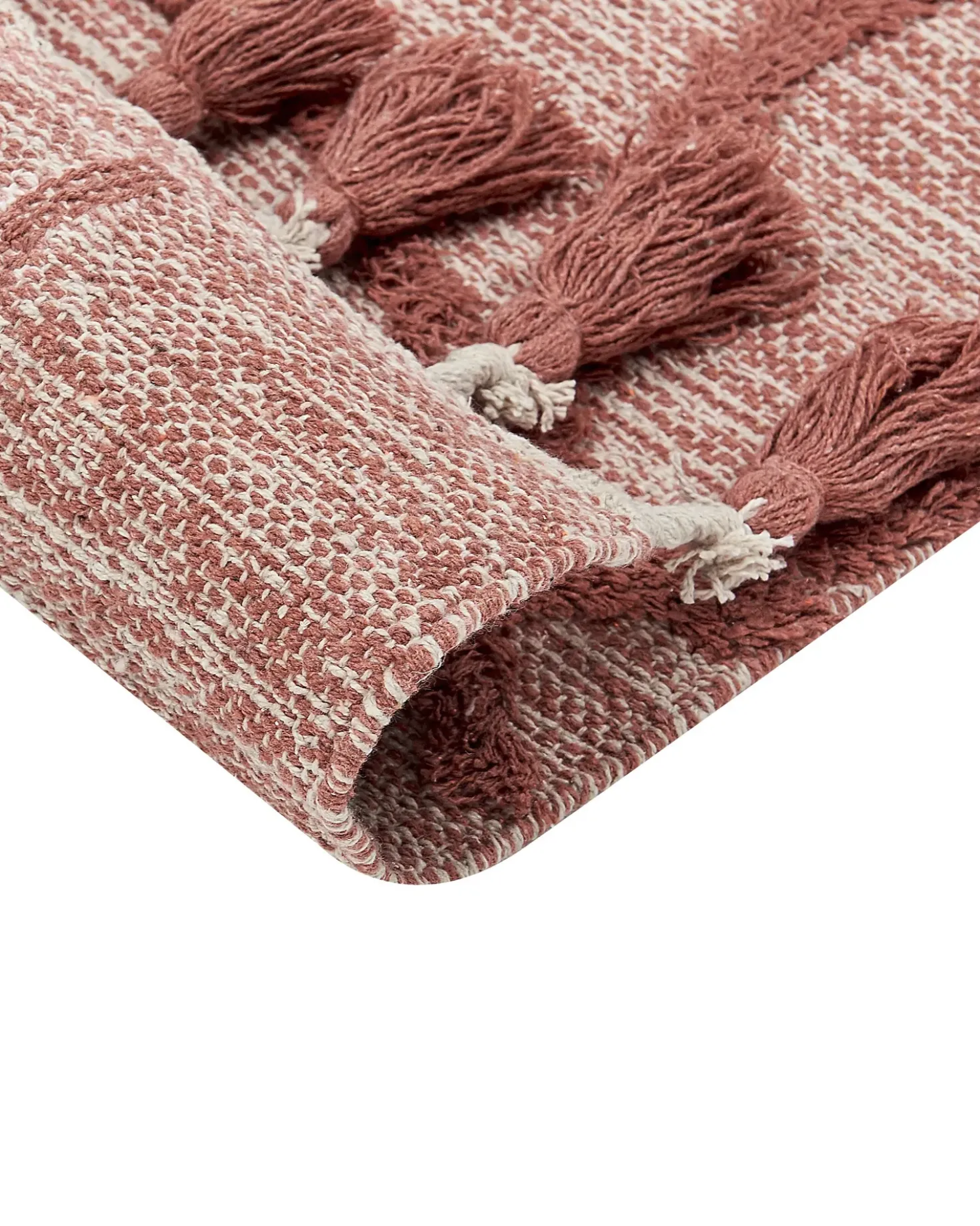 Tappeto KIRSEHIR Rosso 160 x 230 cm Cotone
