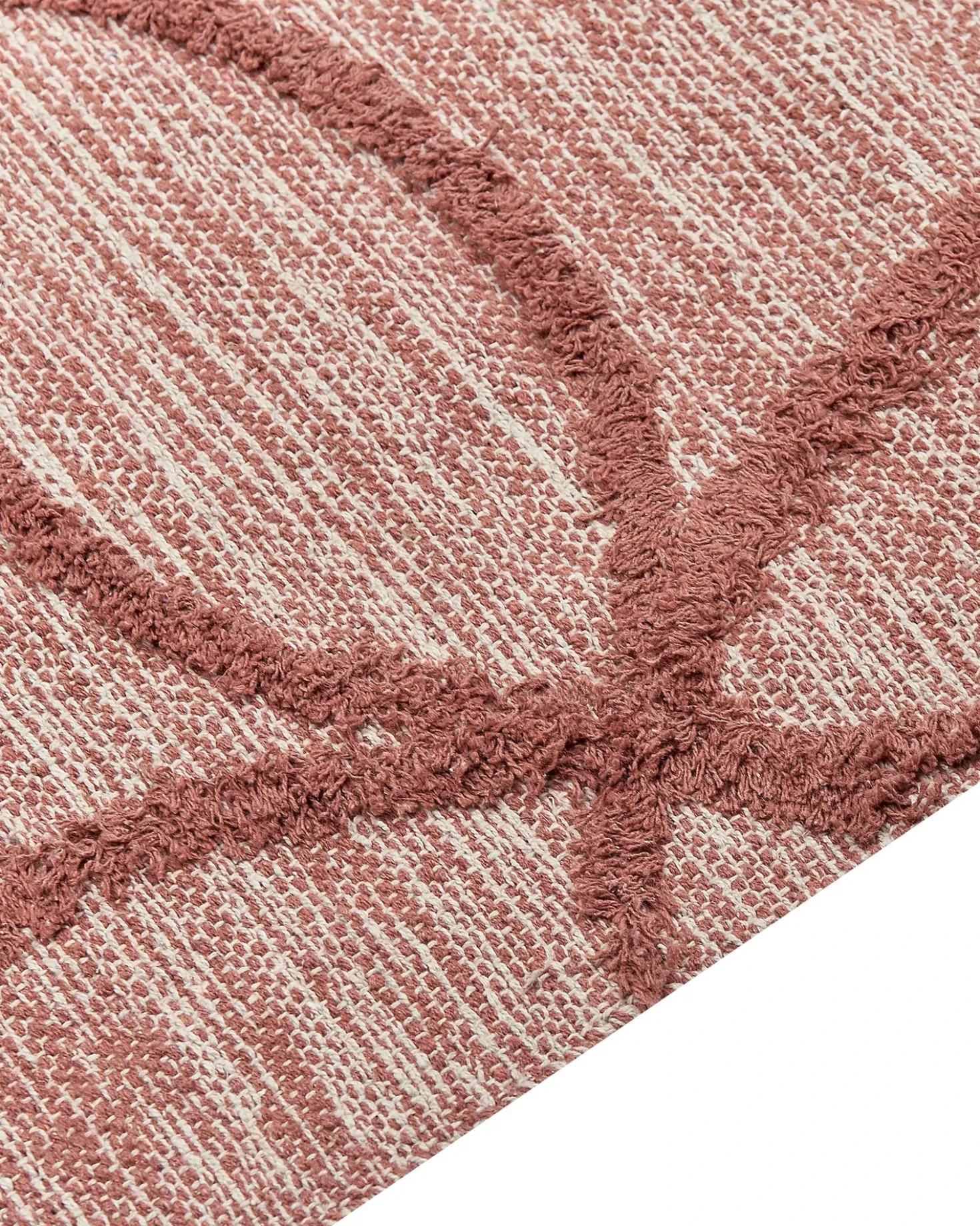 Tappeto KIRSEHIR Rosso 160 x 230 cm Cotone