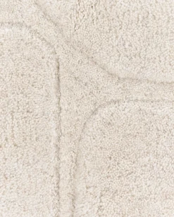 Tappeto KOKKINI Beige chiaro ø 140 cm Lana