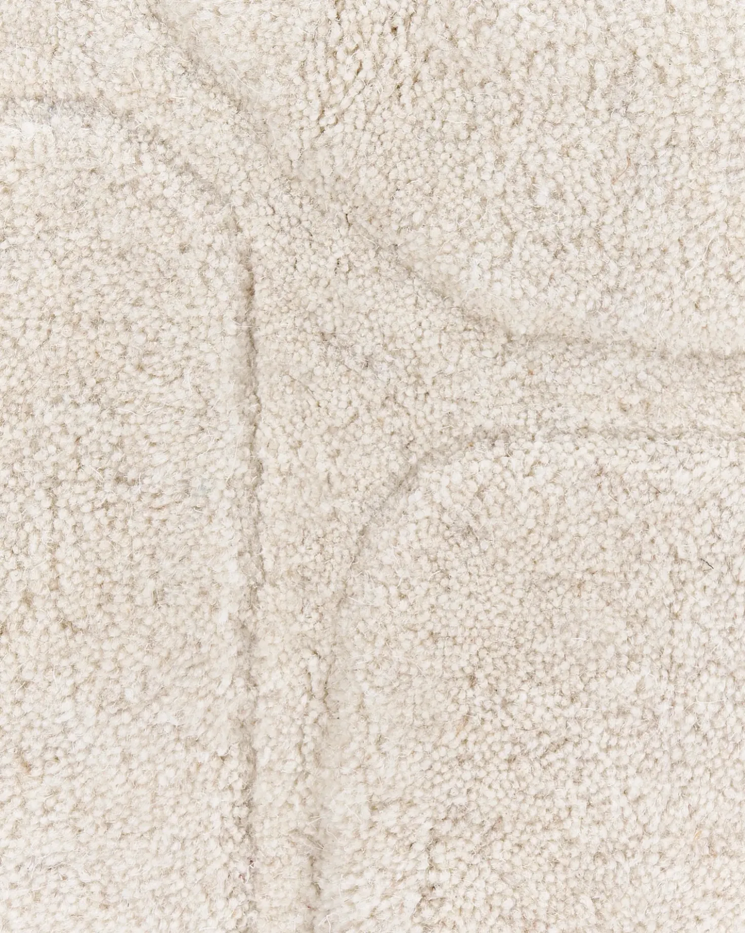 Tappeto KOKKINI Beige chiaro ø 140 cm Lana