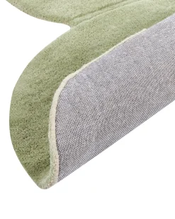 Tappeto KOKKINI Verde chiaro ø 140 cm Lana