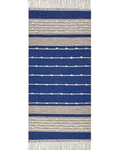Tappeto KONDHALI Blu 80 x 150 cm Cotone