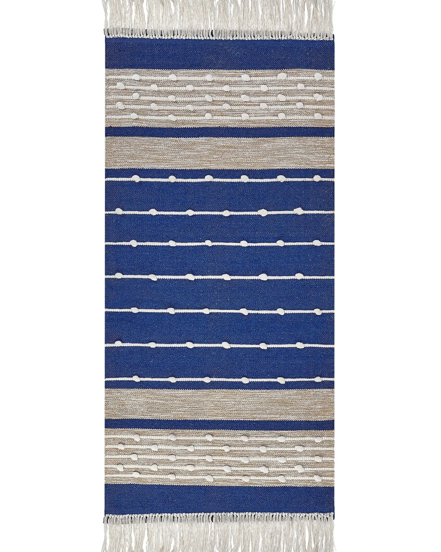 Tappeto KONDHALI Blu 80 x 150 cm Cotone