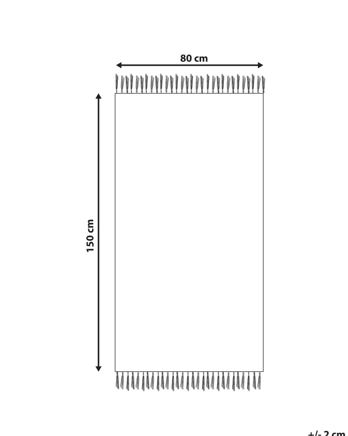 Tappeto KONDHALI Blu 80 x 150 cm Cotone