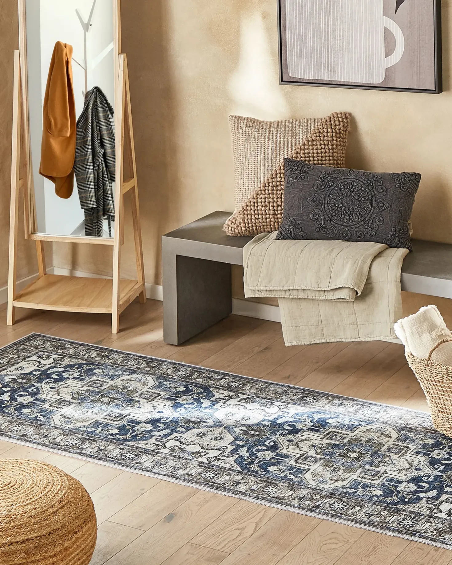 Tappeto KOTTAR Blu 80 x 300 cm