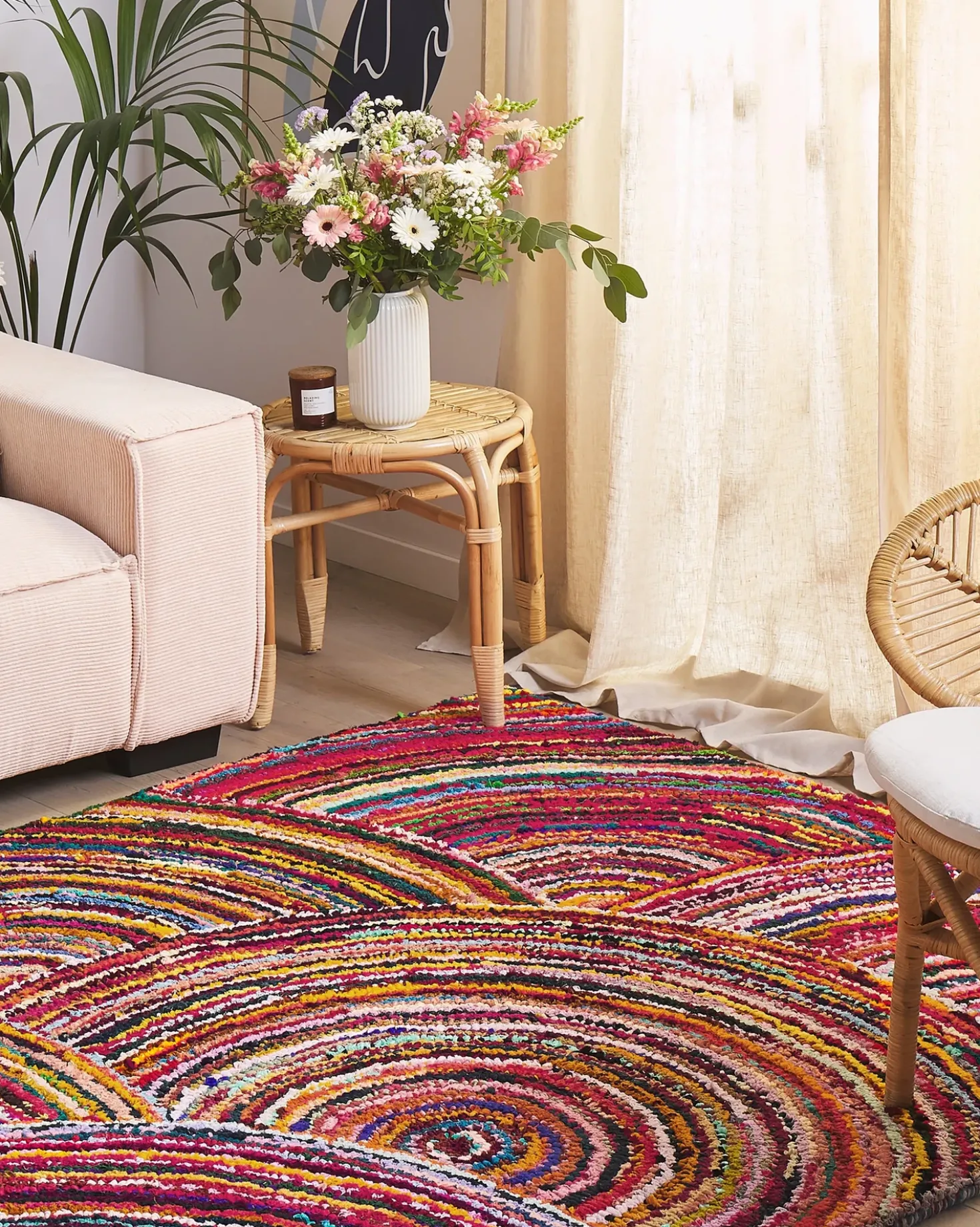 Tappeto KOZAN Multicolore 160 x 230 cm Cotone