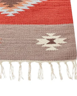 Tappeto LORUT Multicolore 80 x 300 cm Cotone Kilim