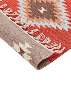 Tappeto LORUT Multicolore 80 x 300 cm Cotone Kilim
