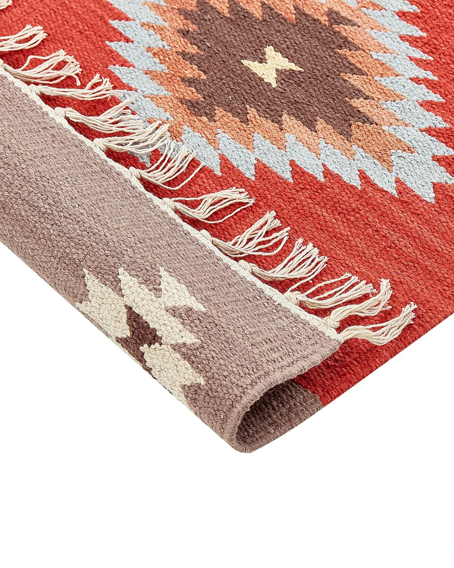 Tappeto LORUT Multicolore 80 x 300 cm Cotone Kilim