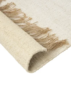 Tappeto LUNIA Beige chiaro 80 x 150 cm Iuta