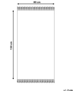 Tappeto LUNIA Senape 80 x 150 cm Iuta