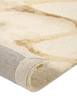 Tappeto MAKOLA Beige 160 x 230 cm Viscosa